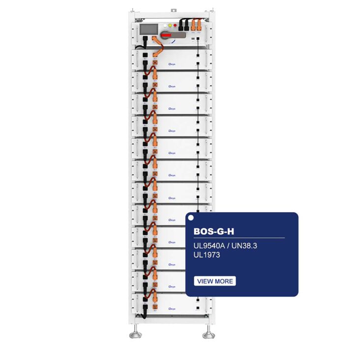Deye ESS Battery High Voltage Series (HV) BOS-G15 15.36kWh LiFePO4 Battery Designed For Residential/Commercial Solar Energy Storage Solutions