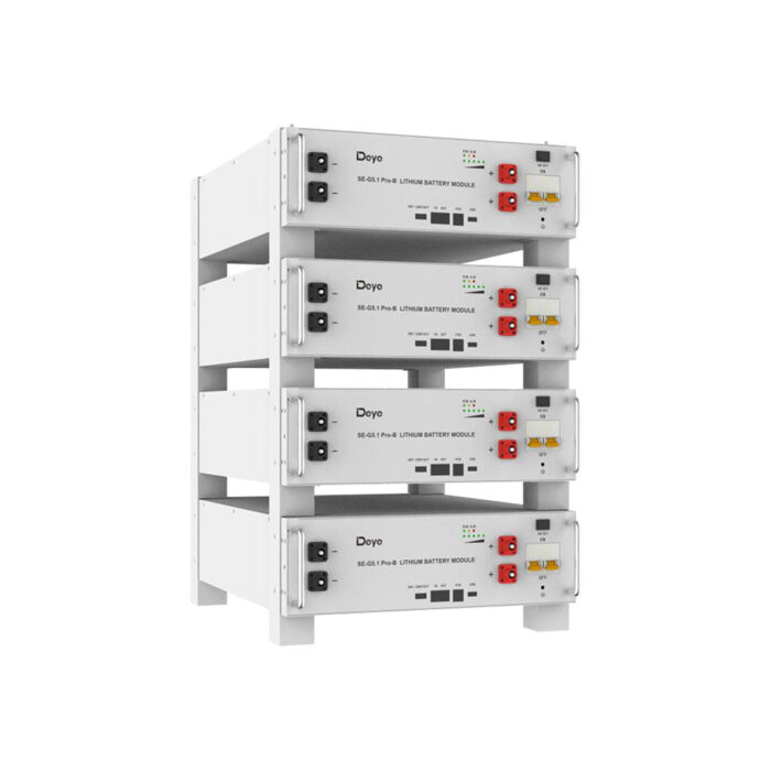 Deye ESS Battery Low Voltage Series (LV) SE-G5.1Pro-B 100Ah 51.2V LiFePO4 battery designed for solar energy storage solutions