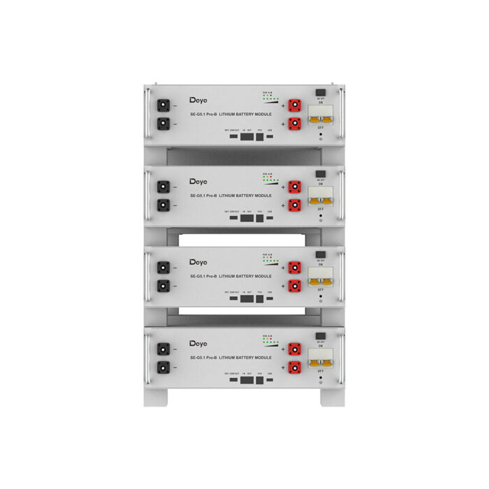 Deye ESS Battery Low Voltage Series (LV) SE-G5.1Pro-B 100Ah 51.2V LiFePO4 battery designed for solar energy storage solutions