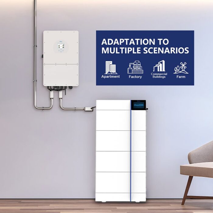 Deye ESS Battery High Voltage Series (HV) GB-L 8kWh LiFePO4 Battery Designed For Residential/Commercial Solar Energy Storage Solutions