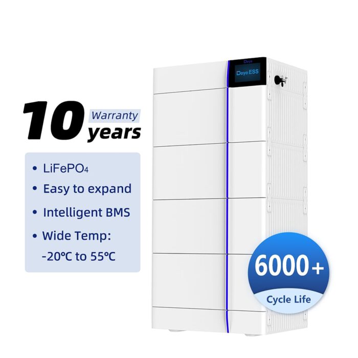 Deye ESS Battery High Voltage Series (HV) GB-L 8kWh LiFePO4 Battery Designed For Residential/Commercial Solar Energy Storage Solutions