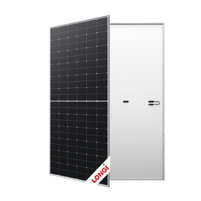 Longi Solar Panels Hi-MO X6 Scientist LR5-72HTH 590-600M HPBC+ 144 Cells Monofacial Monocrystalline PV module For On-Grid Solar System