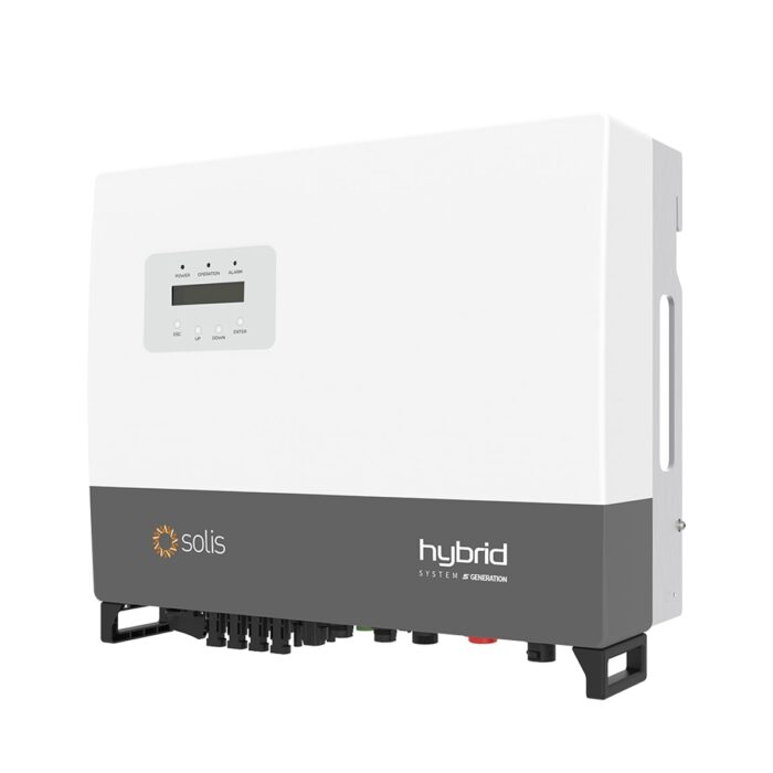 Solis Hybrid Solar Inverter RHI-3P6K-HVES-5G 6kW 400V Three Phase Solution For Residential Solar Power System Compatible 160-600V Lithium Battery