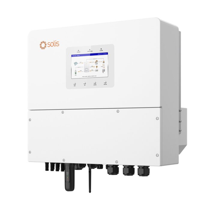 Solis Hybrid Solar Inverter S6-EH3P12K-H 12KW 400V Three Phase Solution For Residential Solar Energy System Compatible 120-800V High Voltage Lithium Battery