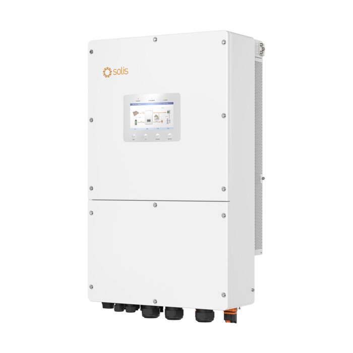 Solis Hybrid Solar Inverter S6-EH3P30K-H 30KW 400V Three Phase Solution For Commercial Solar Energy System Compatible 150-800V High Voltage Lithium Battery