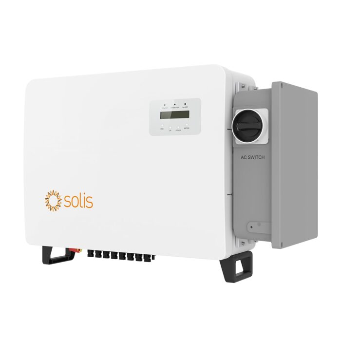 Solis Smart String Solar Inverter S6-GC25K-US 25KW Three Phase On-Grid Solar Energy System for US Market Industrial Applications/Carport/Commercial