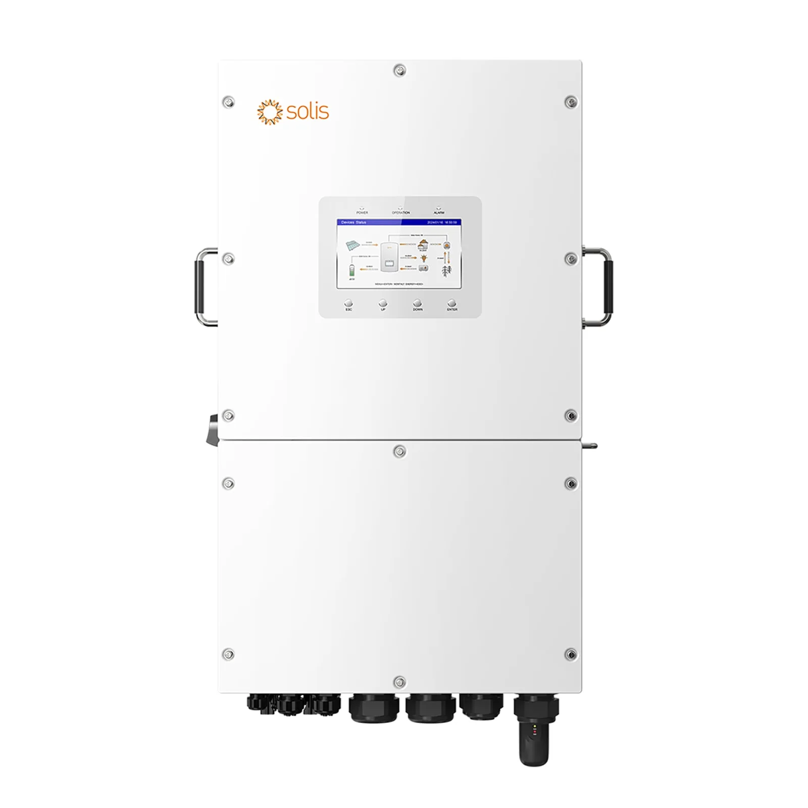 Solis Hybrid Solar Inverter S6-EH1P12K03-NV-YD-L 12kW 230V Single Phase Solution For Residential Solar Power System Compatible 40-60V Lithium/Lead-Acid Battery